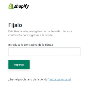Página de inicio de Fíjalo