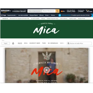 Ejemplo de tienda oficial de Mica Decorations