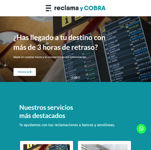RECLAMA Y COBRA · Proyecto WordPress